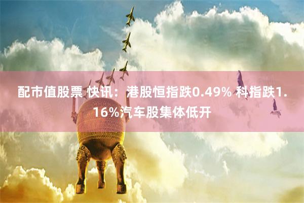 配市值股票 快讯：港股恒指跌0.49% 科指跌1.16%汽车股集体低开