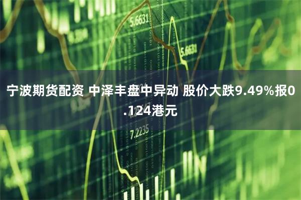 宁波期货配资 中泽丰盘中异动 股价大跌9.49%报0.124港元