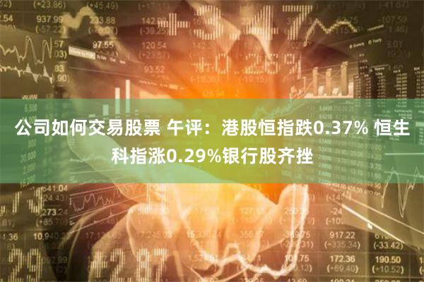 公司如何交易股票 午评：港股恒指跌0.37% 恒生科指涨0.29%银行股齐挫